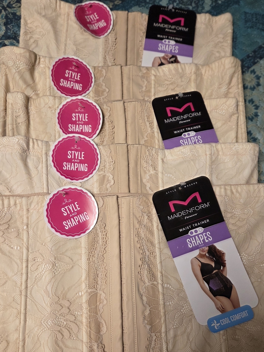 New Maidenform Shapes Waist Trainer in Nude Lace